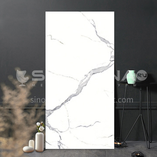 Full body marble villa living room TV background wall slab-WLKJL2412B04 1200mm*2400mm